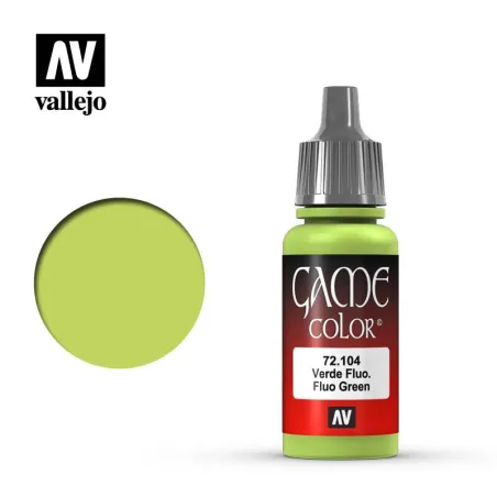 Vallejo 72104 Fluorescent Green 17ml