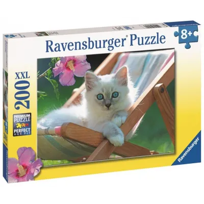 Puzzle dla dzieci 2D Zdjęcie kota 200 elementów