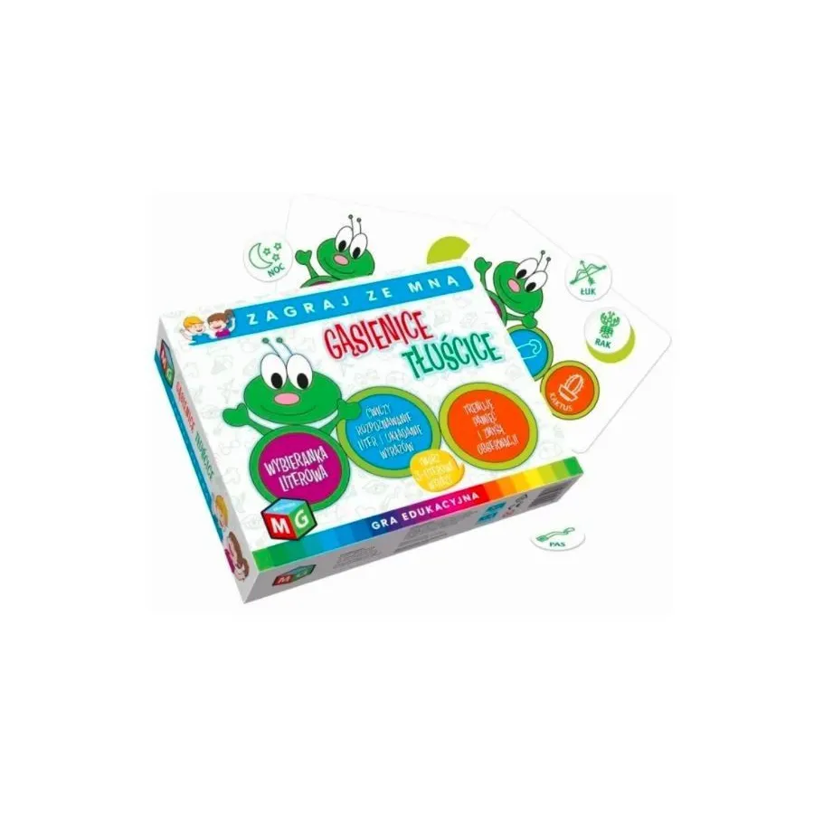 Gra Gąsienice Tłuścice 3 literowe