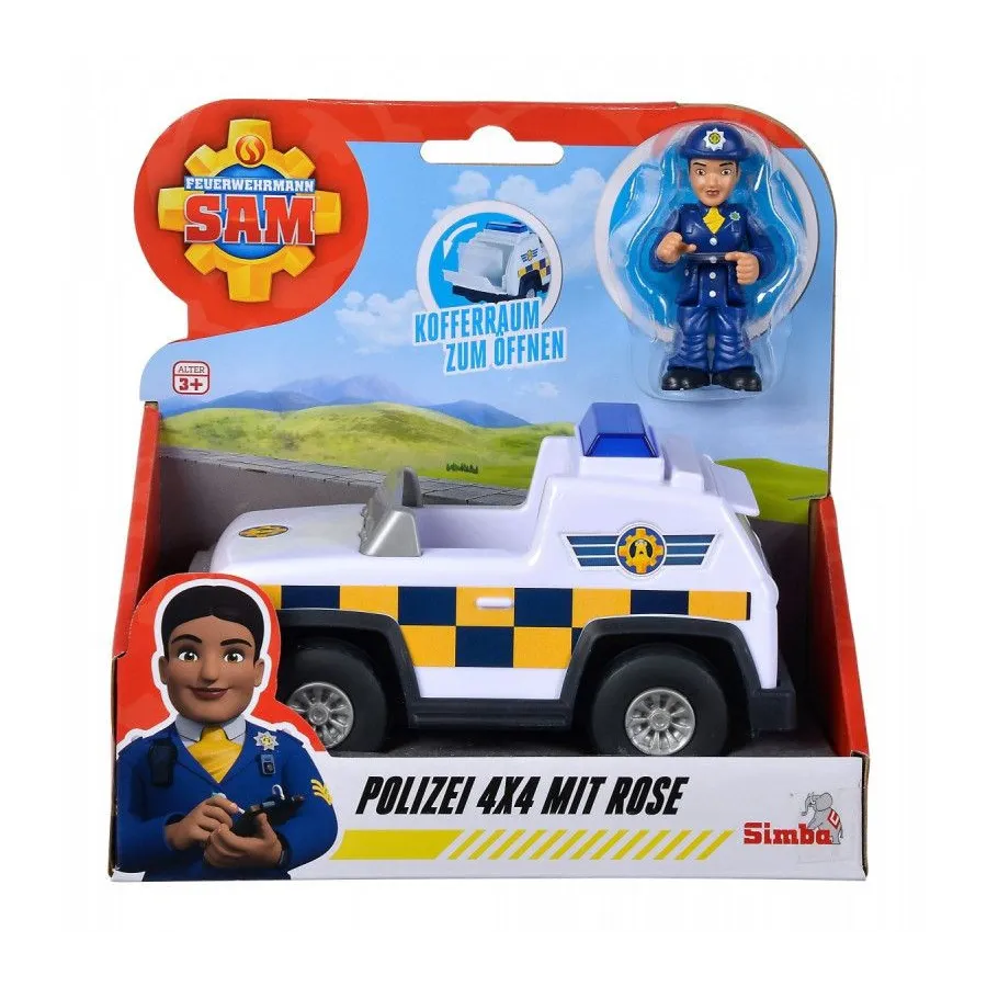 Jeep policyjny Strażak Sam 4x4 mini