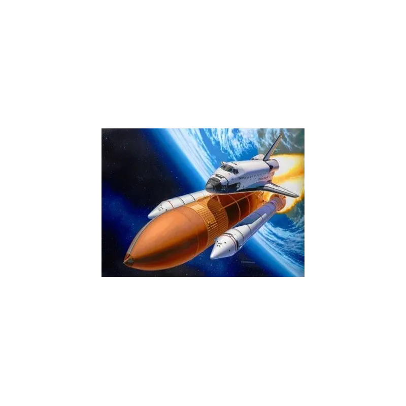 Space Shuttle Discovery & Booster Rockets