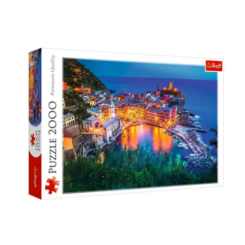 Puzzle 2000 Elementów Vernazza o zmroku
