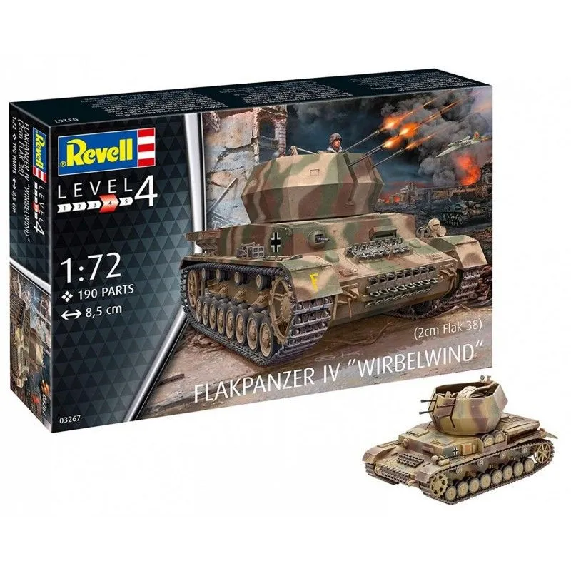 Model plastikowy Flakpanzer IV Wirbelwind 2cm
