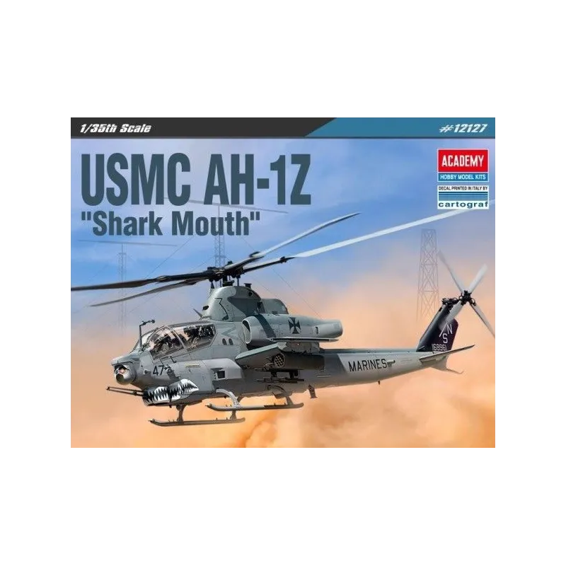 Model plastikowy USMC AH-1Z Shark Mouth