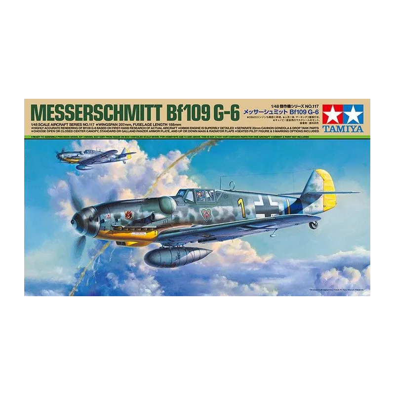 Model plastikowy Samolot Messerschmitt BF 109G-6