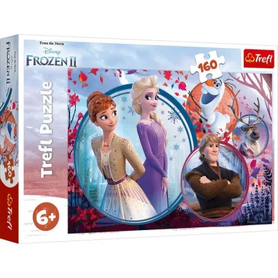 Puzzle 160 elementów. Frozen 2 (Kraina Lodu) - Siostrzana przygoda