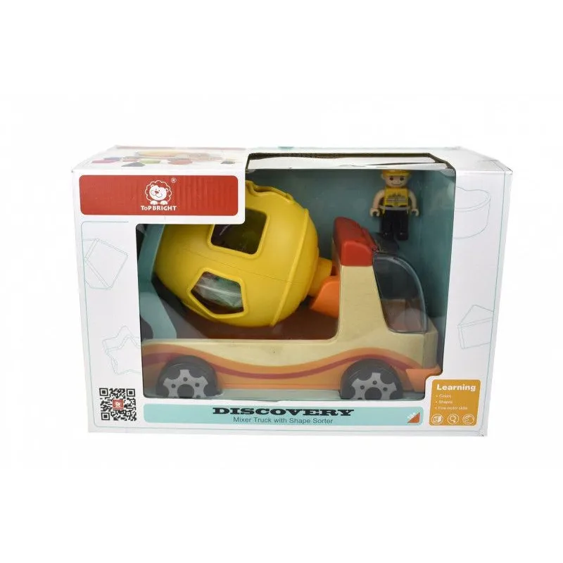 Pojazd Top Bright Betoniarka drewniana sorter