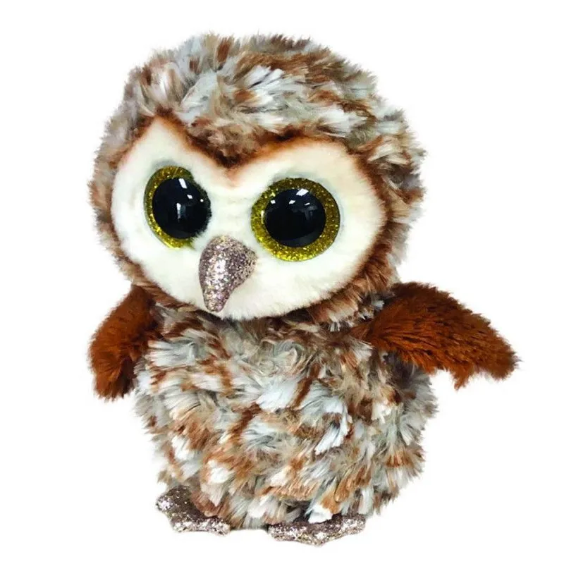 Maskotka TY Brązowa Sowa 15 cm
