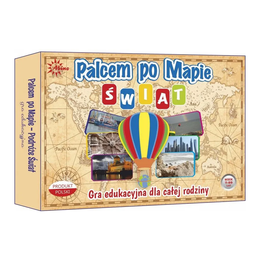 Gra Palcem po mapie - Świat