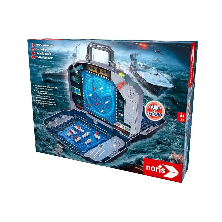 Elektroniczna gra w okręty ze światłem