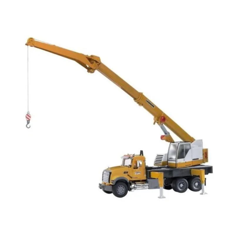 Pojazd Mack Granite z dźwigiem Liebherr