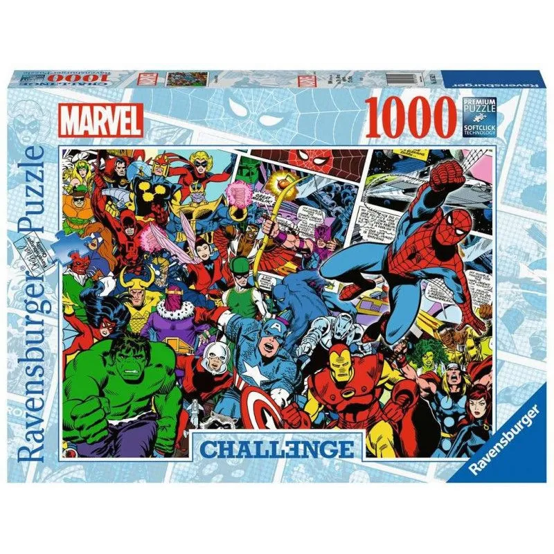 Puzzle 1000 elementów Challange Marvel