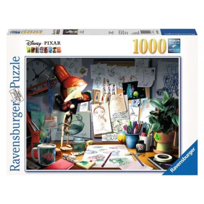 Puzzle 1000 elementów Biurko Artysty
