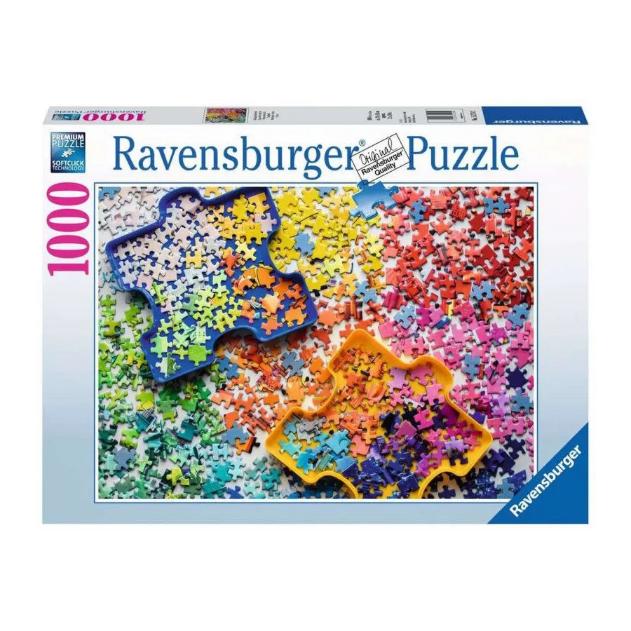 Puzzle 1000 elementów Kolorowe części puzzli