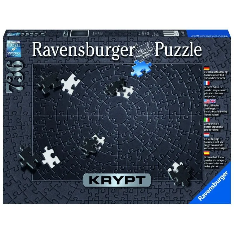 Puzzle 736 elementów Krypt Czarne