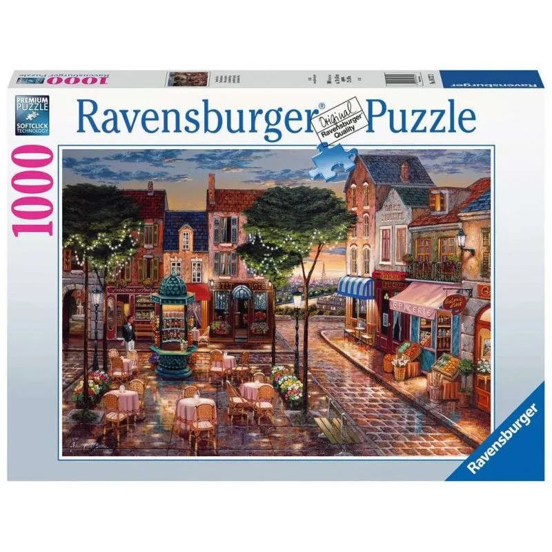 Puzzle 2D 1000 elementów Paryż malowany