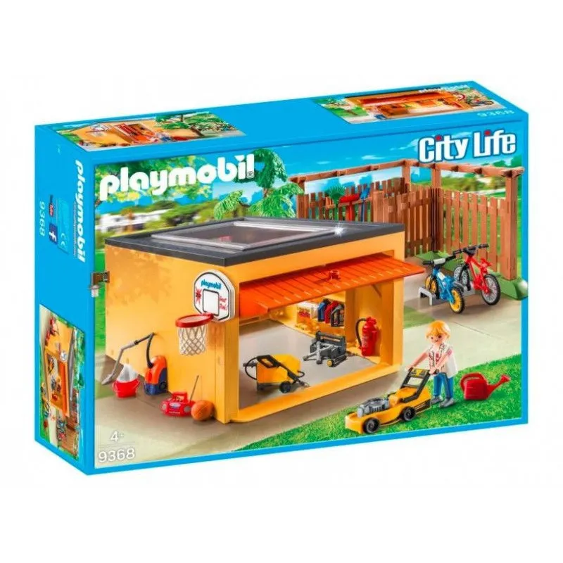 Zestaw z figurką City Life 9368 Garaż z miejscem na rower