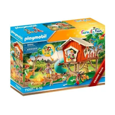 Klocki Zestaw z figurkami Family Fun 71001 Domek na drzewie ze zjeżdżalnią