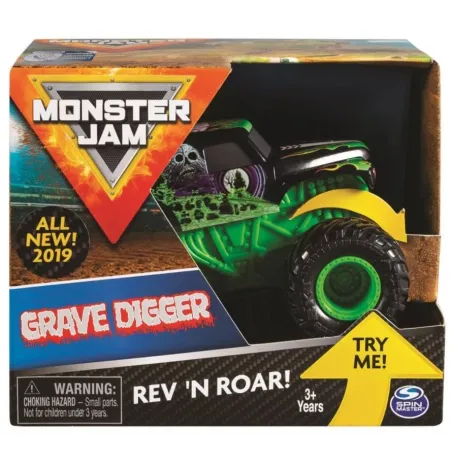 Spin Master pojazd Monster Jam auto warczące opony Grave Digger