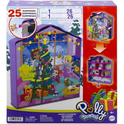 Figurki Polly Pocket Domek Kalendarz adwentowy