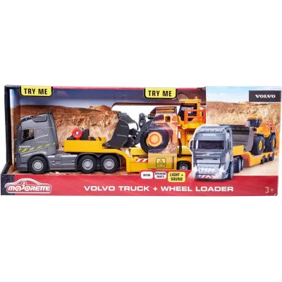 Pojazdy Majorette G.S. Volvo Zestaw budowlany 35 cm