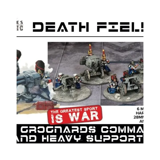 Wargames Atlantic -WAADF004 Les Grognards Command and Heavy Support 28mm