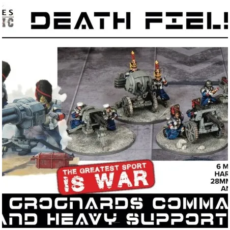 Wargames Atlantic -WAADF004 Les Grognards Command and Heavy Support 28mm