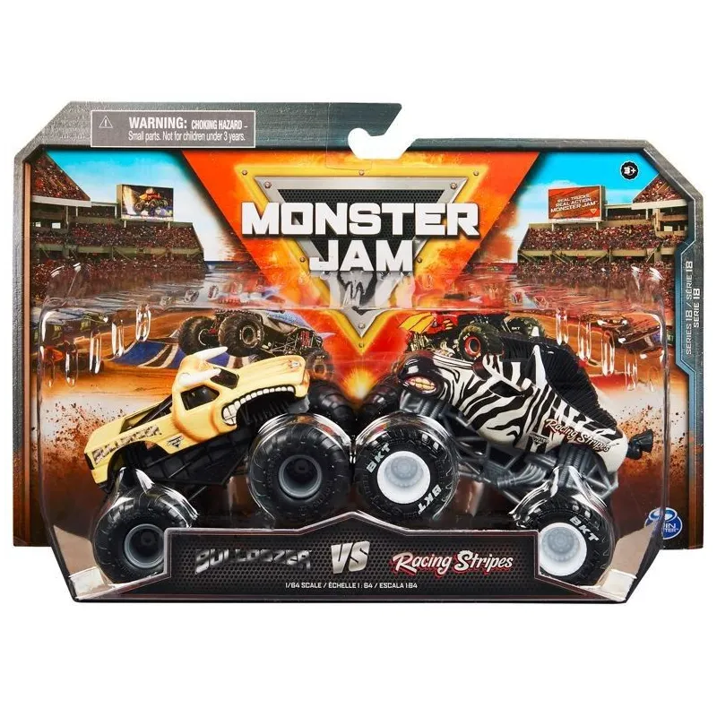 Zestaw pojazdów Monster Jam 1:64 die-cast 2-pak mix