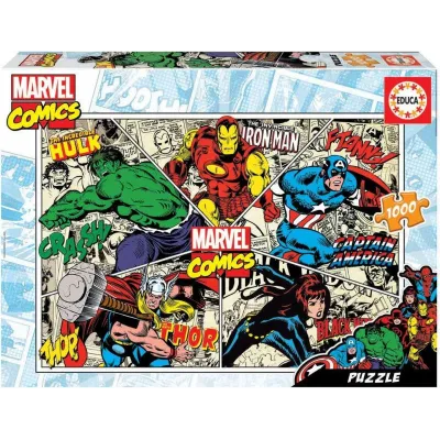 Puzzle 1000 elementów Komiksy Marvela