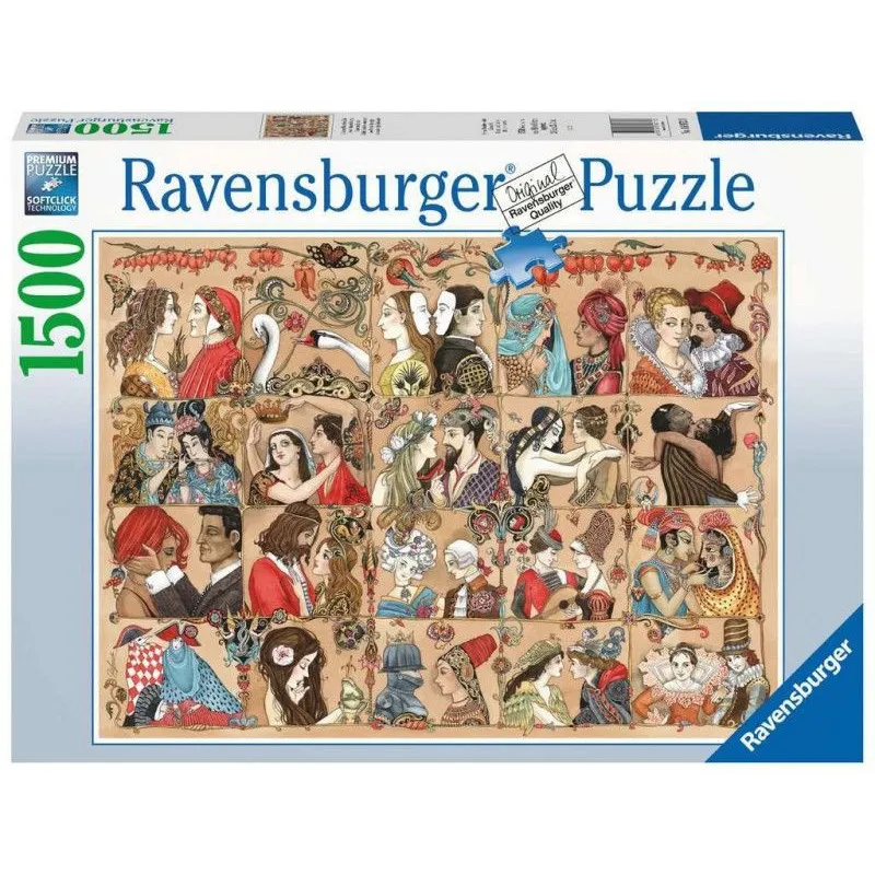 Puzzle 1500 elementów Historia miłości