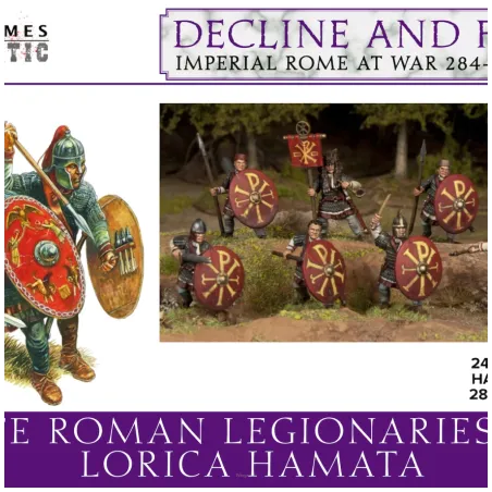 Wargames Atlantic - WAALR001 Late Roman Legionaries (1) Lorica Hamata 28mm