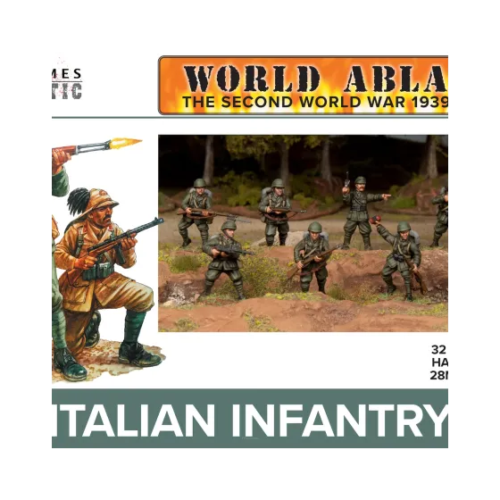 Wargames Atlantic - WAAWA003 Italian Infantry 28mm