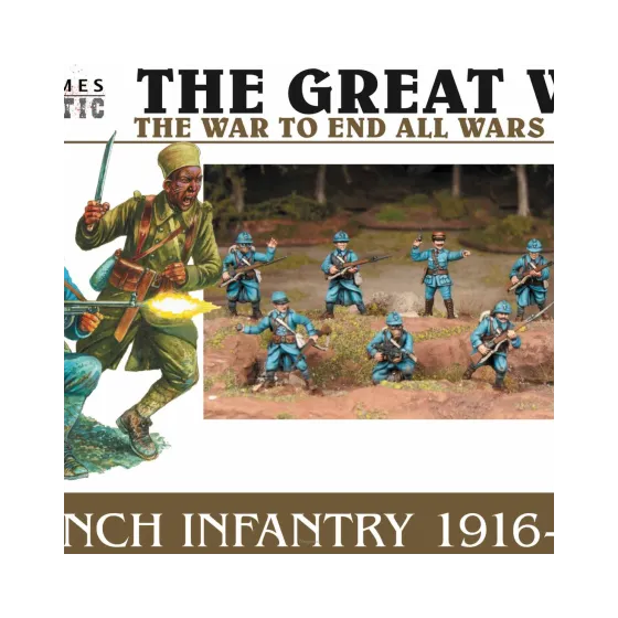 Wargames Atlantic - WAAGW002 French Infantry (1916-1940) 28mm