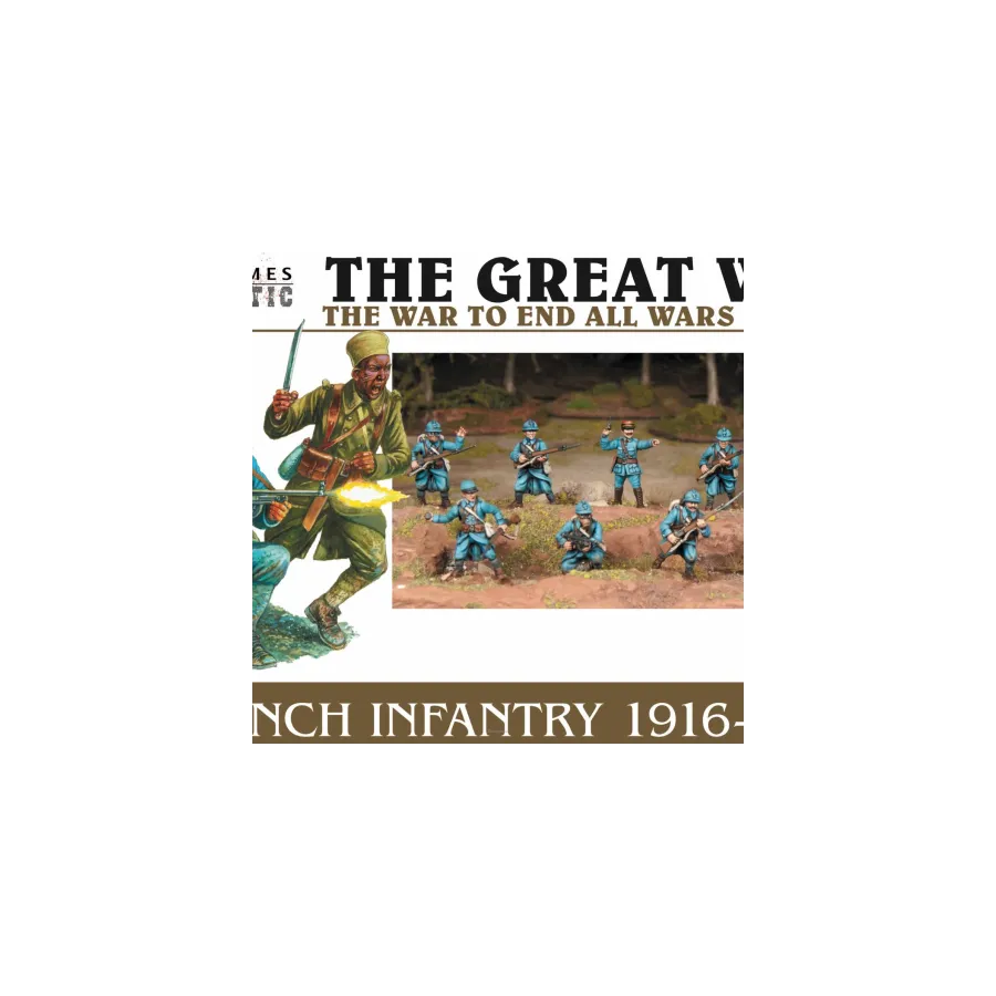 Wargames Atlantic - WAAGW002 French Infantry (1916-1940) 28mm