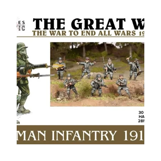 Wargames Atlantic - WAAGW001 German Infantry (1916-1918) 28mm