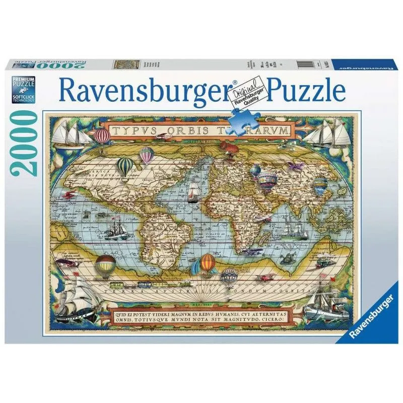 Puzzle 2000 elementów Dokoła świata