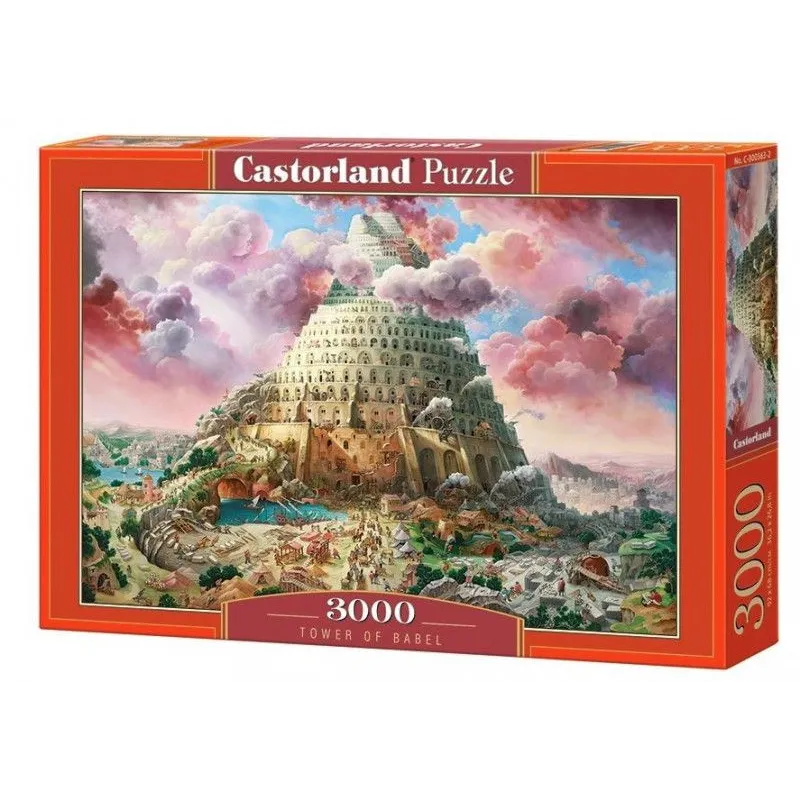 Puzzle 3000 elementów Wieża Babel