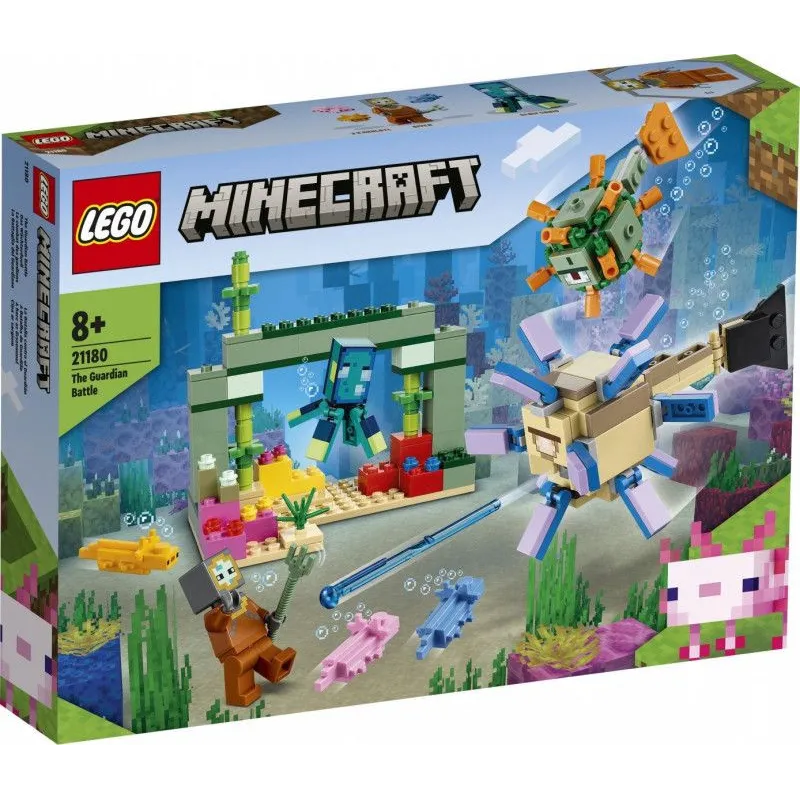 Klocki Minecraft 21180 Walka ze strażnikami