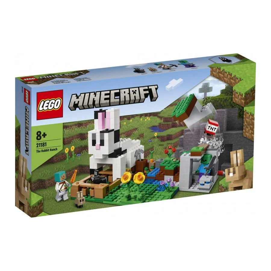Klocki Minecraft 21181 Królicza farma