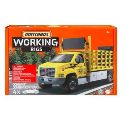 Pojazdy zadaniowe 4-pak - Prace budowlane Matchbox