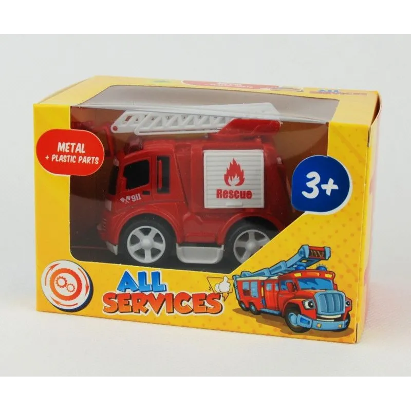 Pojazd metalowy w pudełku