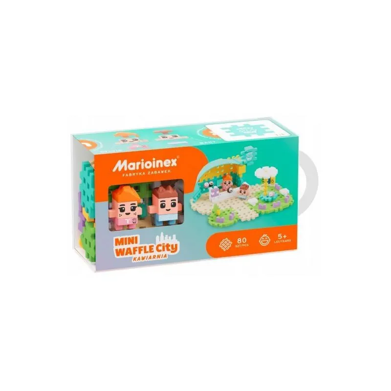 Klocki Waffle mini - Kawiarnia 80 elementów