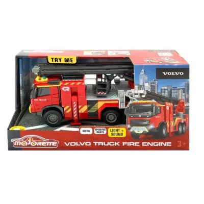 Pojazd Majorette Grand Volvo straż pożarna 19 cm