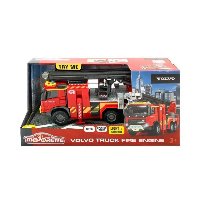 Pojazd Majorette Grand Volvo straż pożarna 19 cm