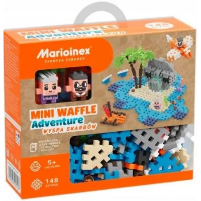 Klocki Waffle mini - Wyspa Skarbów 148 elementów