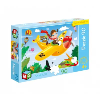 Puzzle 90 elementów Samolot