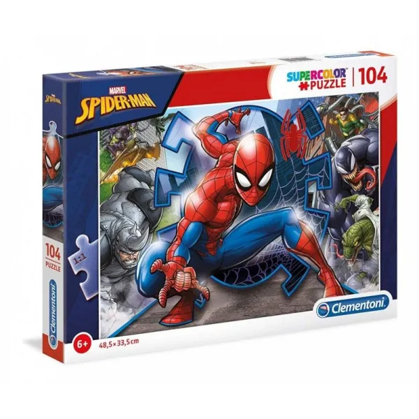 Puzzle 104 elementy Super Kolor - Spider-Man