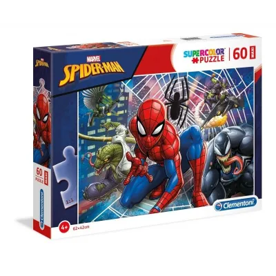 Puzzle 60 elementów Maxi Super Kolor - Spider-Man