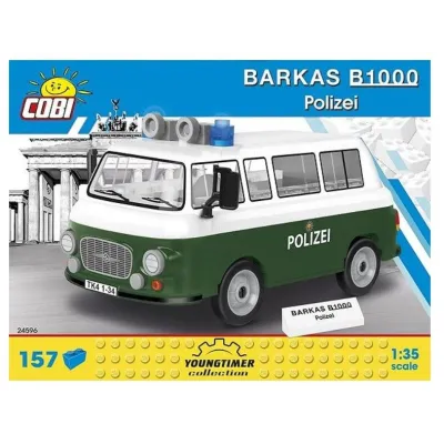 Klocki Cars Barkas B1000 Polizei
