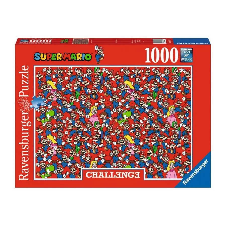 Ravensburger Polska Puzzle 1000 elementów Challange, Super Mario Bros